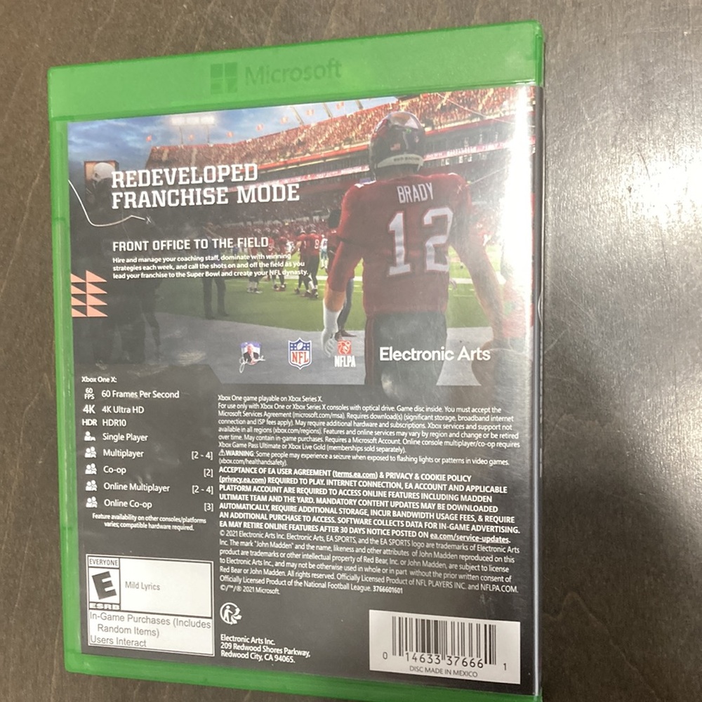 Xbox Madden 22 - Picture 2 of 3